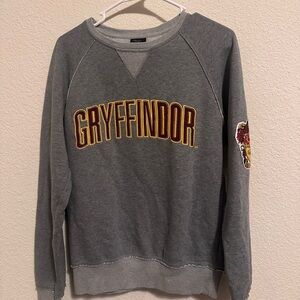 Gray Gryffindor Men's Sweater